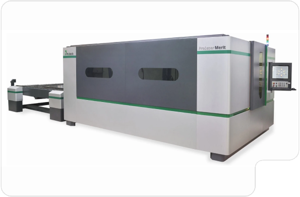 Proteck Merit ML 6750 CNC laser cutting machine for industrial sheet metal fabrication